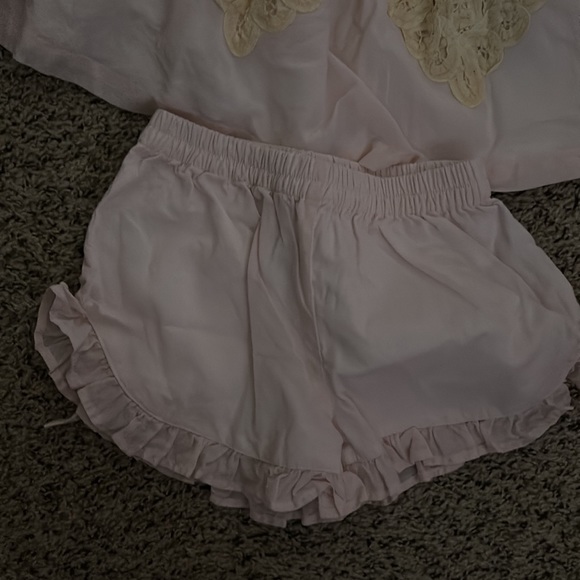 Girls 5 Well Dressed wolf WDW pink & cream tunic set - sooooo gorgeous!!! - Picture 6 of 11